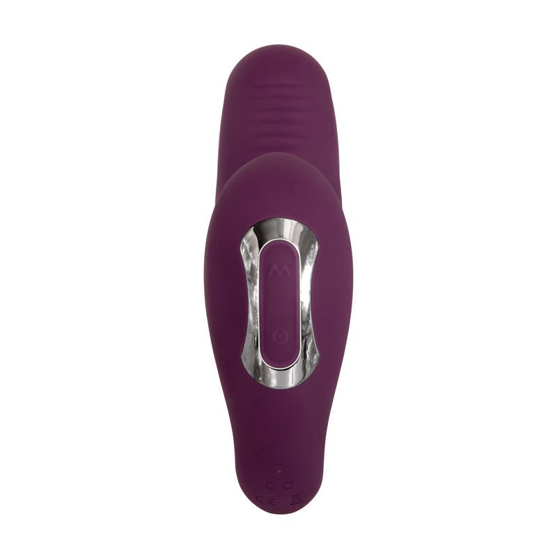 Buy Evolved Helping Hand - Purple USB Rechargeable Dual Finger Stimulator – Naughtyhut NZ sex toys online. Discreet delivery & top brands.
