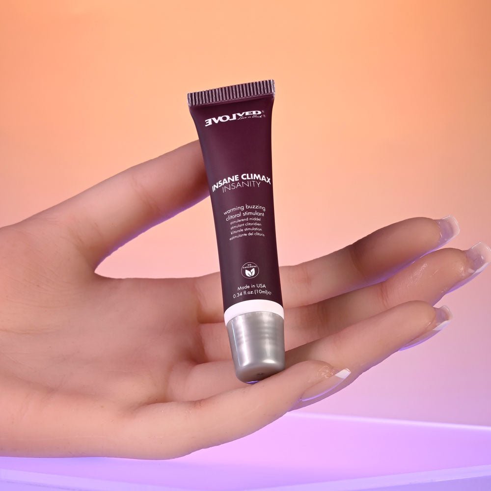Buy Evolved INSANE CLIMAX - INSANITY - Warming Buzzing Clitoral Stimulation Gel - 10 ml – Naughtyhut NZ sex toys online. Discreet delivery & top brands.