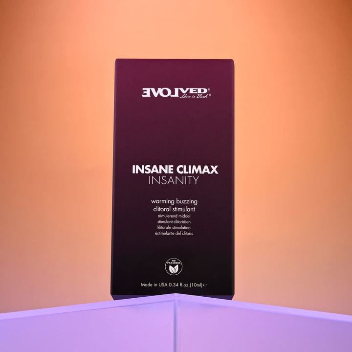 Evolved INSANE CLIMAX - INSANITY - Warming Buzzing Clitoral Stimulation Gel - 10 ml – Sex toys NZ by Naughtyhut. Discreet delivery nationwide.
