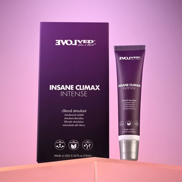 Evolved INSANE CLIMAX - INTENSE - Clitoral Stimulation Gel - 10 ml Tube – Sex toys NZ by Naughtyhut. Discreet delivery nationwide.