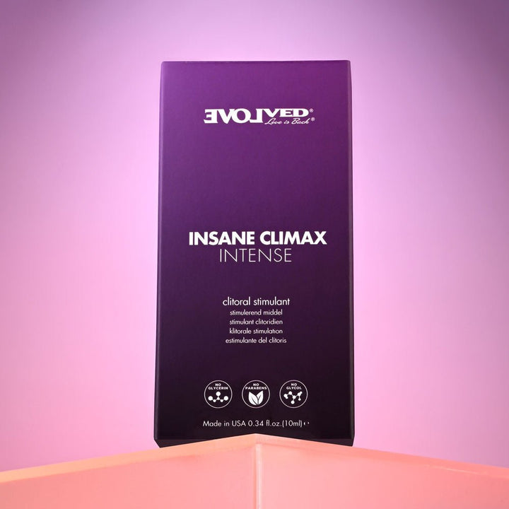 Evolved INSANE CLIMAX - INTENSE - Clitoral Stimulation Gel - 10 ml Tube – Sex toys NZ by Naughtyhut. Discreet delivery nationwide.