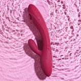 Buy Evolved JAMMIN' G - Burgundy 20.1 cm USB Rechargeable Rabbit Vibrator – Naughtyhut NZ sex toys online. Discreet delivery & top brands.