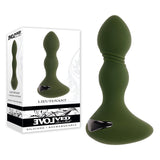 Buy Evolved LIEUTENANT - Green 12.2 cm USB Rechargeable Vibrating Butt Plug – Naughtyhut NZ sex toys online. Discreet delivery & top brands.