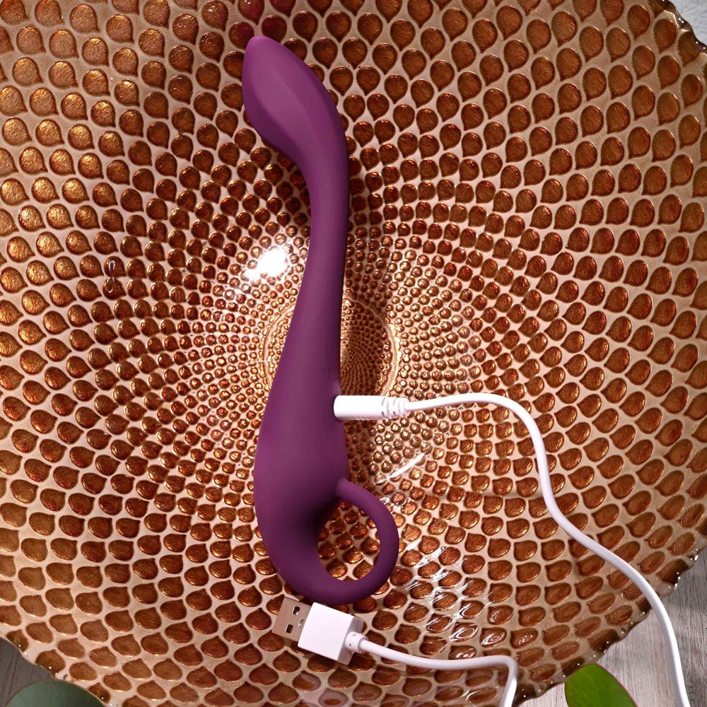 Buy Evolved LOCHNESS G - Purple 19 cm USB Rechargeable Vibrator – Naughtyhut NZ sex toys online. Discreet delivery & top brands.