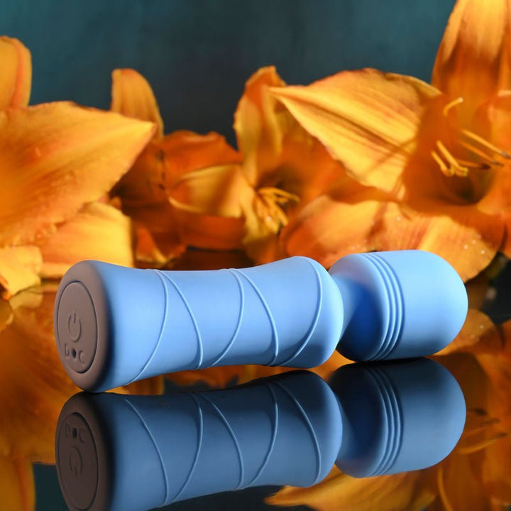 Evolved Out Of The Blue - Blue 10.5 cm USB Rechargeable Mini Massager Wand – Sex toys NZ by Naughtyhut. Discreet delivery nationwide.