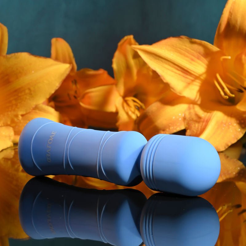 Evolved Out Of The Blue - Blue 10.5 cm USB Rechargeable Mini Massager Wand – Sex toys NZ by Naughtyhut. Discreet delivery nationwide.