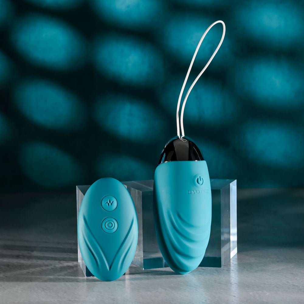 Buy Evolved OVAL OFFICE - Green 8.5 cm USB Rechargeable Wireless Egg with Remote Control – Naughtyhut NZ sex toys online. Discreet delivery & top brands.