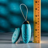 Buy Evolved OVAL OFFICE - Green 8.5 cm USB Rechargeable Wireless Egg with Remote Control – Naughtyhut NZ sex toys online. Discreet delivery & top brands.