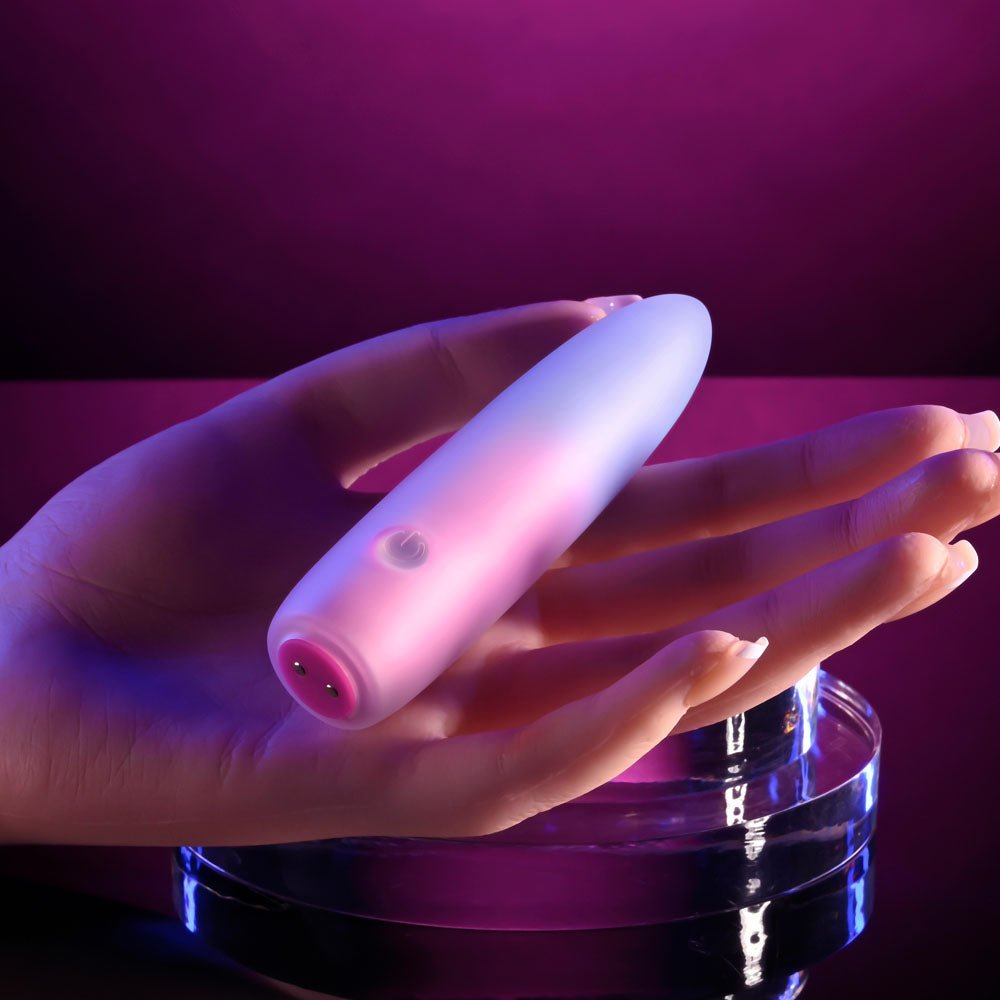 Evolved PARADISE BULLET - Pink/Purple 10.2 cm USB Rechargeable Bullet – Sex toys NZ by Naughtyhut. Discreet delivery nationwide.