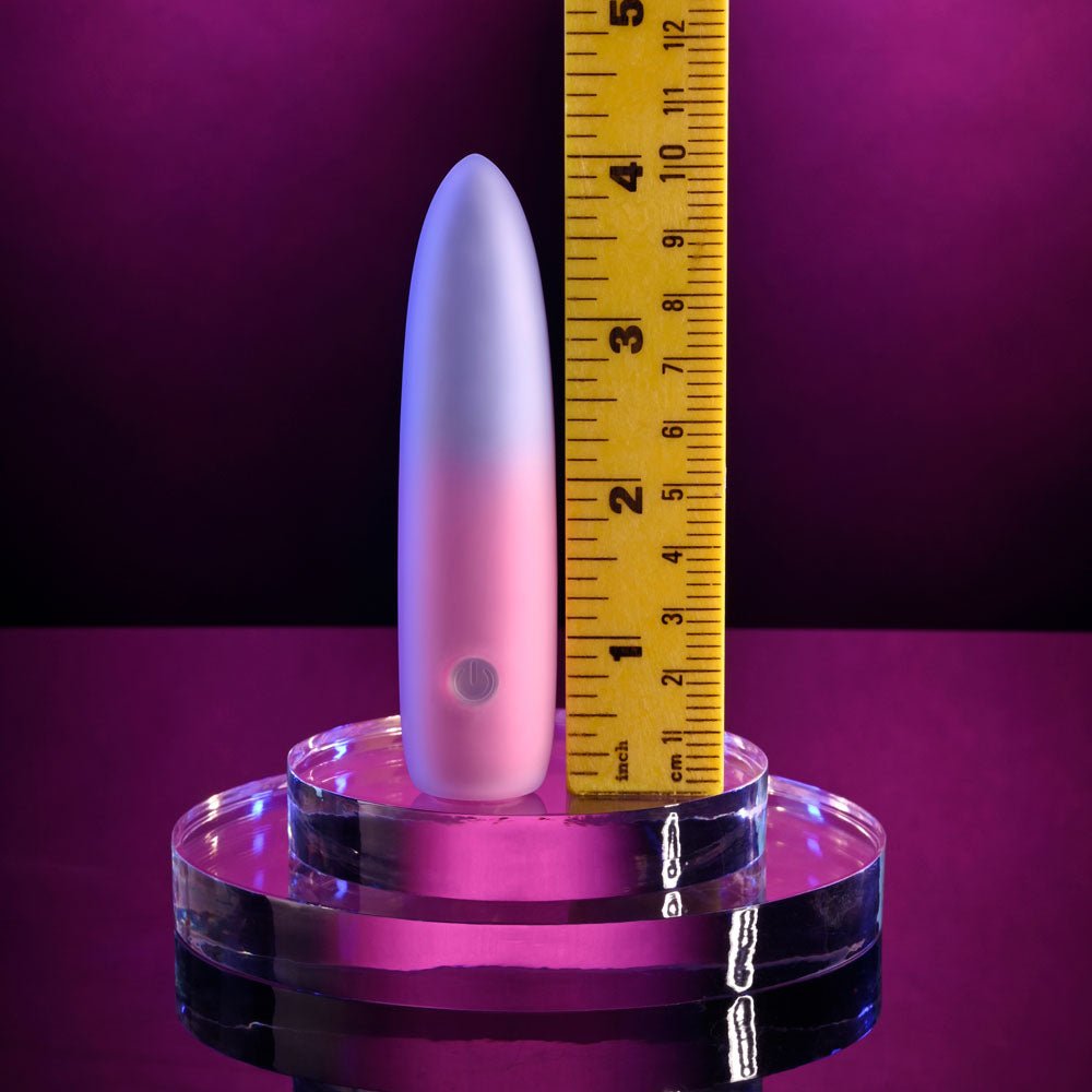 Evolved PARADISE BULLET - Pink/Purple 10.2 cm USB Rechargeable Bullet – Sex toys NZ by Naughtyhut. Discreet delivery nationwide.