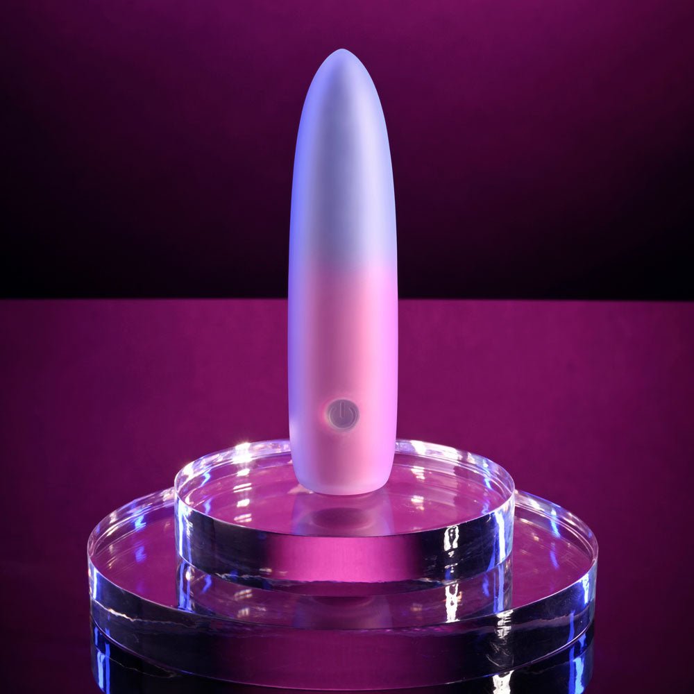 Evolved PARADISE BULLET - Pink/Purple 10.2 cm USB Rechargeable Bullet – Sex toys NZ by Naughtyhut. Discreet delivery nationwide.