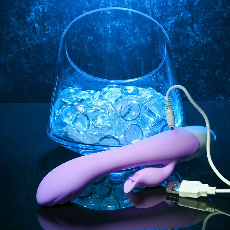 Buy Evolved PLEASING PETAL - Lilac 19.7 cm USB Rechargeable Rabbit Vibrator – Naughtyhut NZ sex toys online. Discreet delivery & top brands.