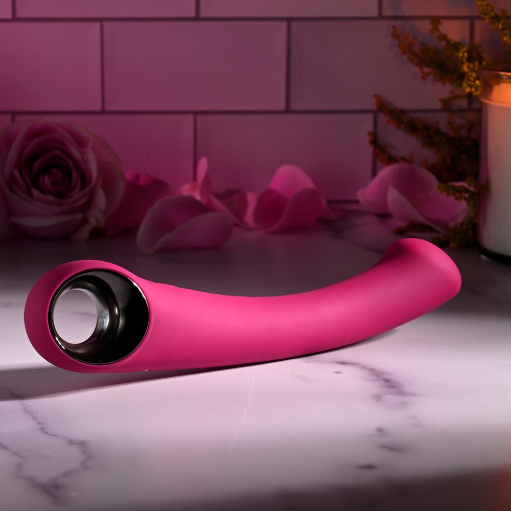 Buy Evolved PLEASURE CURVE - Pink 19 cm USB Rechargeable Vibrator – Naughtyhut NZ sex toys online. Discreet delivery & top brands.