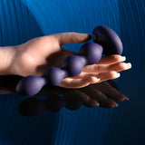 Buy Evolved PLEASURE ORBIT - Navy Blue 17.8 cm USB Rechargeable Twirling & Vibrating Anal Beads with Remote – Naughtyhut NZ sex toys online. Discreet delivery & top brands.