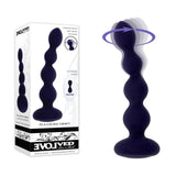 Buy Evolved PLEASURE ORBIT - Navy Blue 17.8 cm USB Rechargeable Twirling & Vibrating Anal Beads with Remote – Naughtyhut NZ sex toys online. Discreet delivery & top brands.