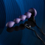 Buy Evolved PLEASURE ORBIT - Navy Blue 17.8 cm USB Rechargeable Twirling & Vibrating Anal Beads with Remote – Naughtyhut NZ sex toys online. Discreet delivery & top brands.