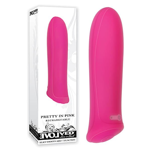 Evolved Pretty In Pink - Pink 8.6 cm (3.4'') USB Rechargeable Bullet – Sex toys NZ by Naughtyhut. Discreet delivery nationwide.
