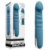 Buy Evolved QUEEN OF ALL TRADES - Blue 22.6 cm USB Rechargeable Thrusting & Rotating Vibrator – Naughtyhut NZ sex toys online. Discreet delivery & top brands.