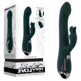 Buy Evolved RABBIT TAP TAP - Green 25 cm USB Rechargeable Rabbit Vibrator with Tapping Tip – Naughtyhut NZ sex toys online. Discreet delivery & top brands.