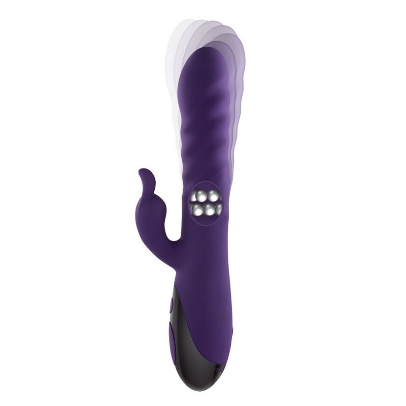 Evolved RASCALLY RABBIT - Purple 22.9 cm USB Rechargeable Rabbit Vibrator – Sex toys NZ by Naughtyhut. Discreet delivery nationwide.