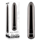 Buy Evolved REAL SIMPLE - Black Chrome 10 cm USB Rechargeable Bullet at NZ’s Mega Adult Toys Store. Discover premium sex toys with discreet shipping at the best price in NZ