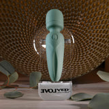 Buy Evolved RUMBLE WAND - Olive Greeb 13.4 USB Rechargeable Mini Massage Wand – Naughtyhut NZ sex toys online. Discreet delivery & top brands.