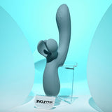Buy Evolved TAKE YOUR FLICK - Grey 24.1 cm USB Rechargeable Vibrator with Flicking Clitoral Stimulator – Naughtyhut NZ sex toys online. Discreet delivery & top brands.