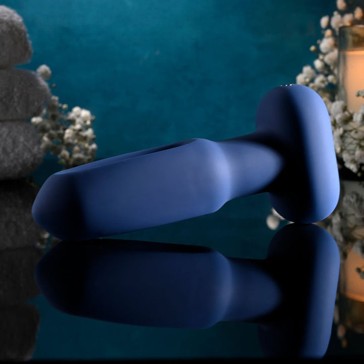 Evolved THE FLAPPER - Blue 14 cm USB Rechargeable Vibrating and Flapping Butt Plug with Remote – Sex toys NZ by Naughtyhut. Discreet delivery nationwide.