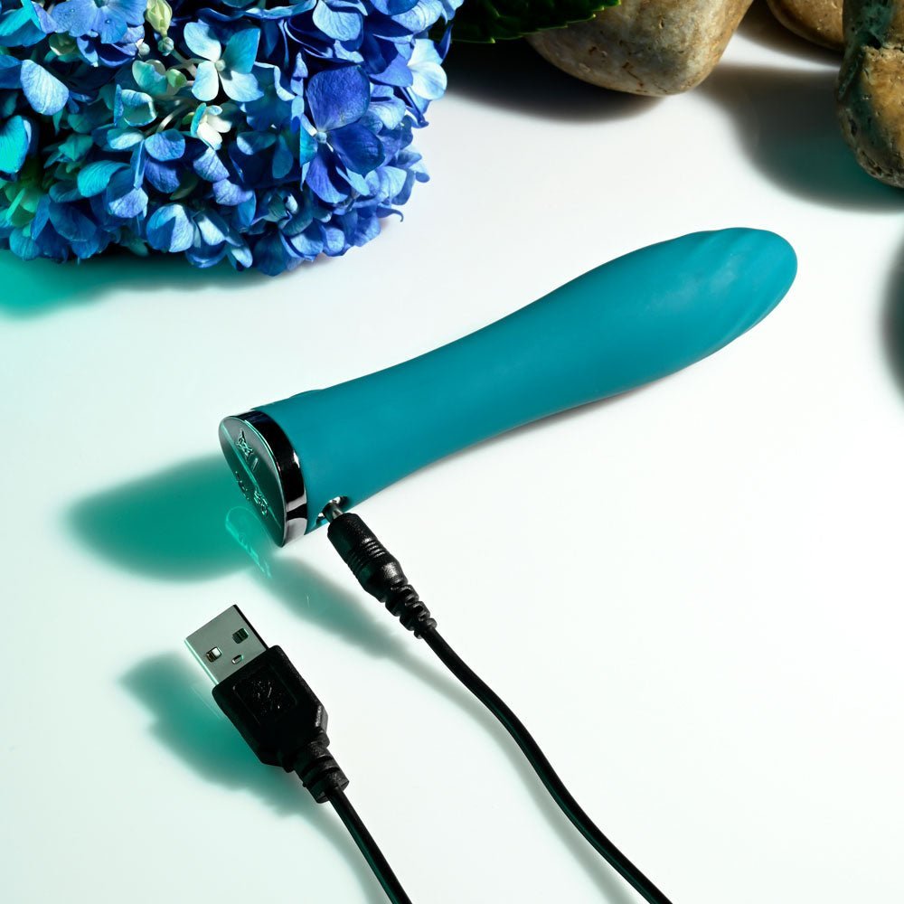 Evolved ULTRA WAVE - Blue 13 cm USB Rechargeable Mini Vibrator – Sex toys NZ by Naughtyhut. Discreet delivery nationwide.