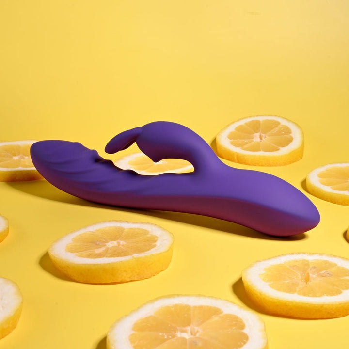 Evolved WAVY RABBIT - Purple 20.6 cm USB Rechargeable Rabbit Vibrator – Sex toys NZ by Naughtyhut. Discreet delivery nationwide.