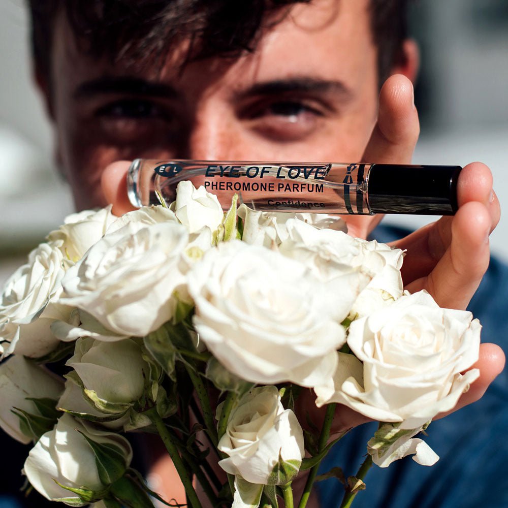 Buy Eye Of Love Confidence Pheromone Cologne - 10 ml - Citrus Musk Scented Pheromone Cologne for Men to attract Women - 10 ml Spray – Naughtyhut NZ sex toys online. Discreet delivery & top brands.