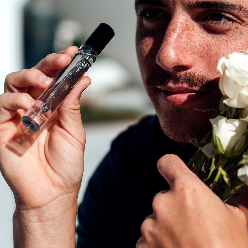 Buy Eye Of Love Confidence Pheromone Cologne - 10 ml - Citrus Musk Scented Pheromone Cologne for Men to attract Women - 10 ml Spray – Naughtyhut NZ sex toys online. Discreet delivery & top brands.