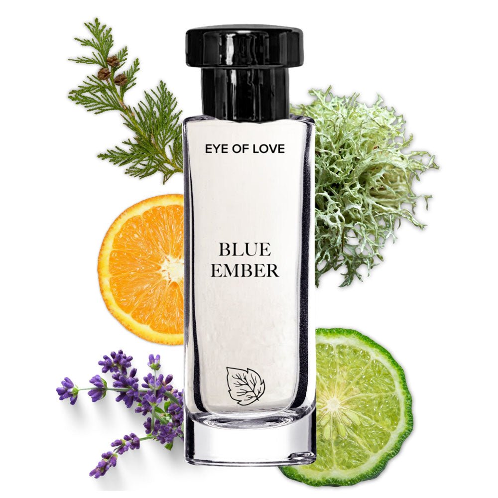 Eye Of Love Love In Bloom Blue Ember Pheromone Cologne - 30ml - Citrus & Cedar Scented Pheromone Cologne for Men to attract Women - 30 ml Spray – Sex toys NZ by Naughtyhut. Discreet delivery nationwide.