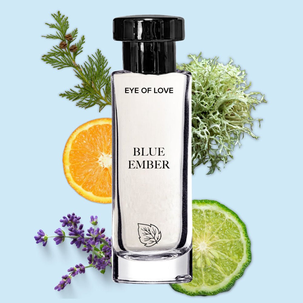 Eye Of Love Love In Bloom Blue Ember Pheromone Cologne - 30ml - Citrus & Cedar Scented Pheromone Cologne for Men to attract Women - 30 ml Spray – Sex toys NZ by Naughtyhut. Discreet delivery nationwide.
