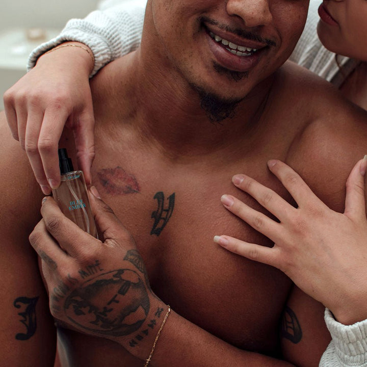 Eye Of Love Love In Bloom Blue Ember Pheromone Cologne - 30ml - Citrus & Cedar Scented Pheromone Cologne for Men to attract Women - 30 ml Spray – Sex toys NZ by Naughtyhut. Discreet delivery nationwide.