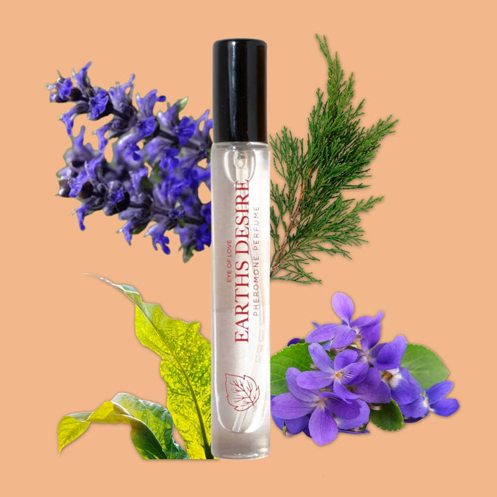 Eye Of Love Love In Bloom Earths Desire Pheromone Cologne - 10ml - Cypress & Bergamot Scented Pheromone Cologne for Men to attract Women - 10 ml Spray – Sex toys NZ by Naughtyhut. Discreet delivery nationwide.