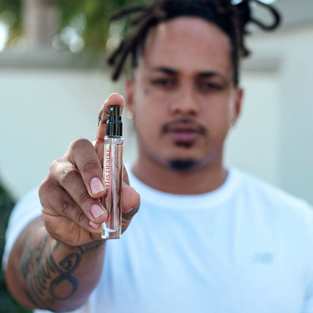 Buy Eye Of Love Love In Bloom Earths Desire Pheromone Cologne - 10ml - Cypress & Bergamot Scented Pheromone Cologne for Men to attract Women - 10 ml Spray – Naughtyhut NZ sex toys online. Discreet delivery & top brands.