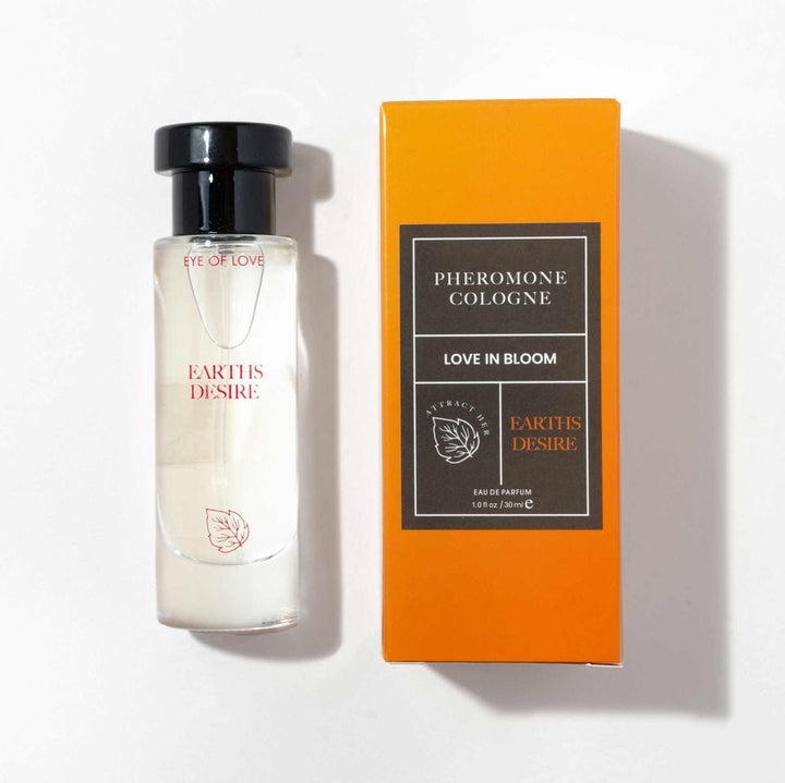 Eye Of Love Love In Bloom Earths Desire Pheromone Cologne - 30ml - Cypress & Bergamot Scented Pheromone Cologne for Men to attract Women - 30 ml Spray – Sex toys NZ by Naughtyhut. Discreet delivery nationwide.