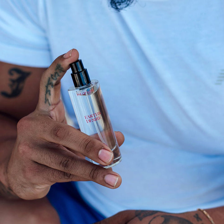 Eye Of Love Love In Bloom Earths Desire Pheromone Cologne - 30ml - Cypress & Bergamot Scented Pheromone Cologne for Men to attract Women - 30 ml Spray – Sex toys NZ by Naughtyhut. Discreet delivery nationwide.