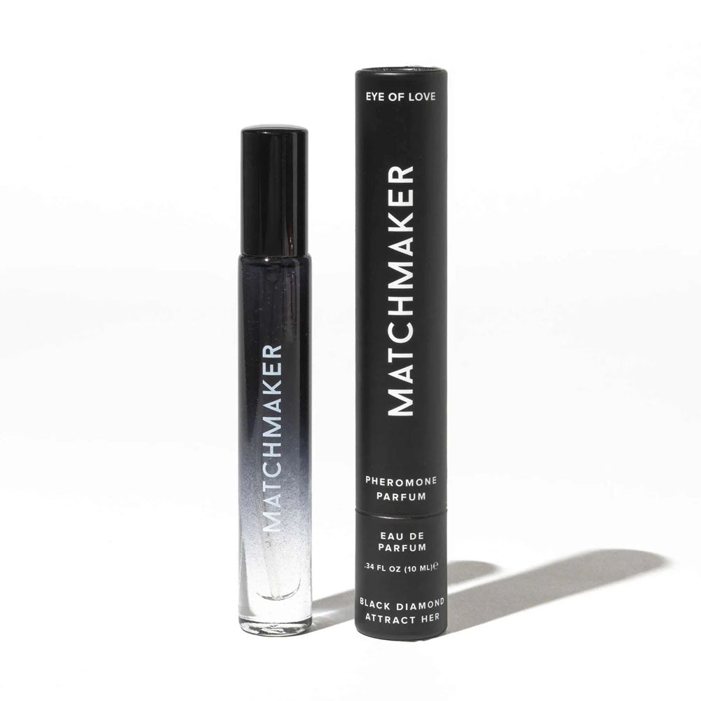 Buy Eye of Love Matchmaker Black Diamond - 10 ml - Pheromone Cologne for Men to attract Women - 10 ml Spray – Naughtyhut NZ sex toys online. Discreet delivery & top brands.