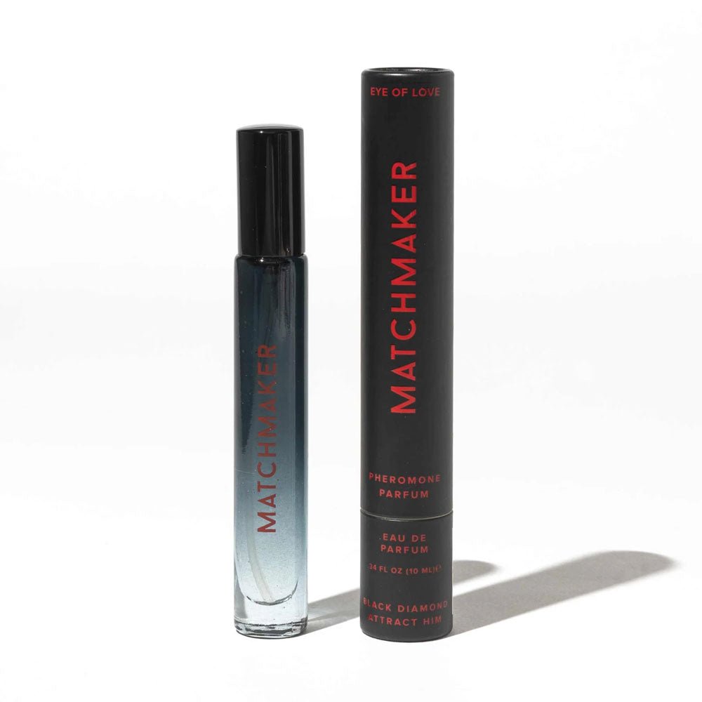 Buy Eye of Love Matchmaker Black Diamond LGTBQ - 10 ml - Pheromone Cologne for Men to attract Men - 10 ml Spray – Naughtyhut NZ sex toys online. Discreet delivery & top brands.