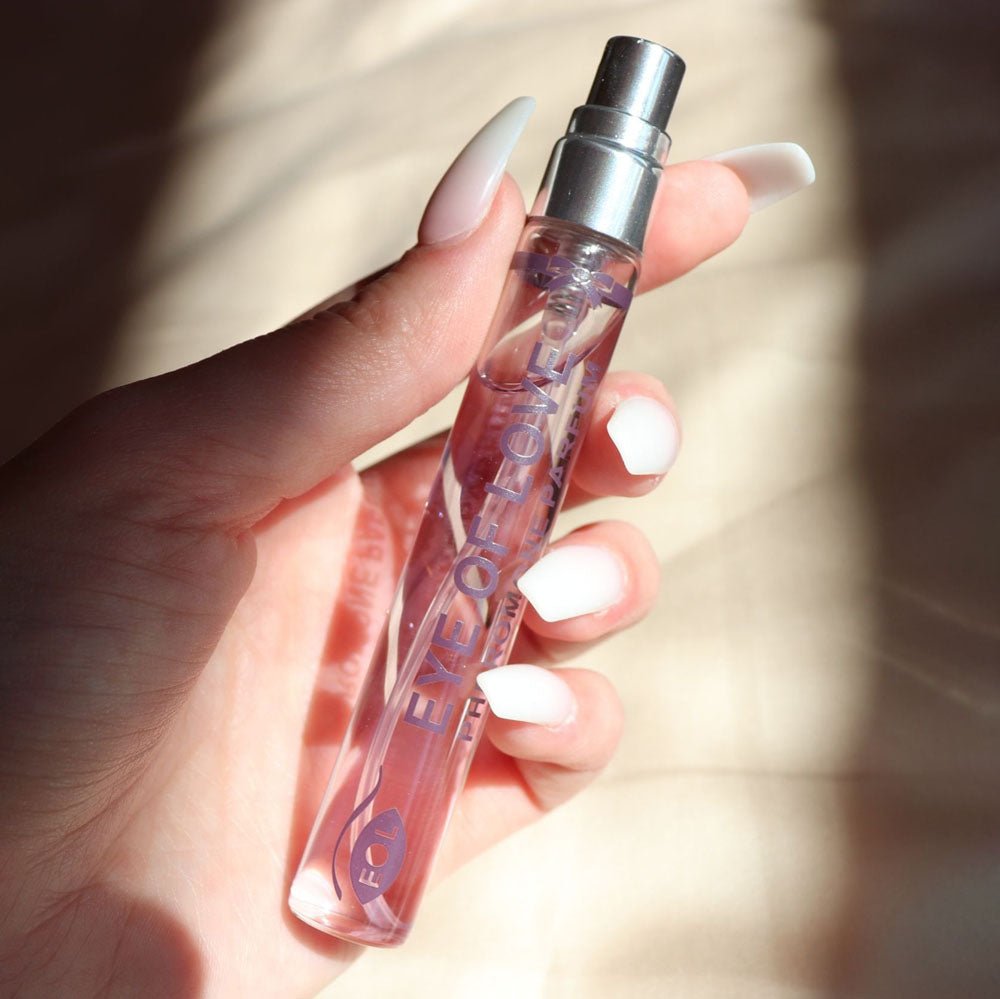 Buy Eye Of Love Morning Glow Pheromone Perfume - 10 ml - Energising Pheromone Perfume for Women to attract Men - 10 ml Spray – Naughtyhut NZ sex toys online. Discreet delivery & top brands.