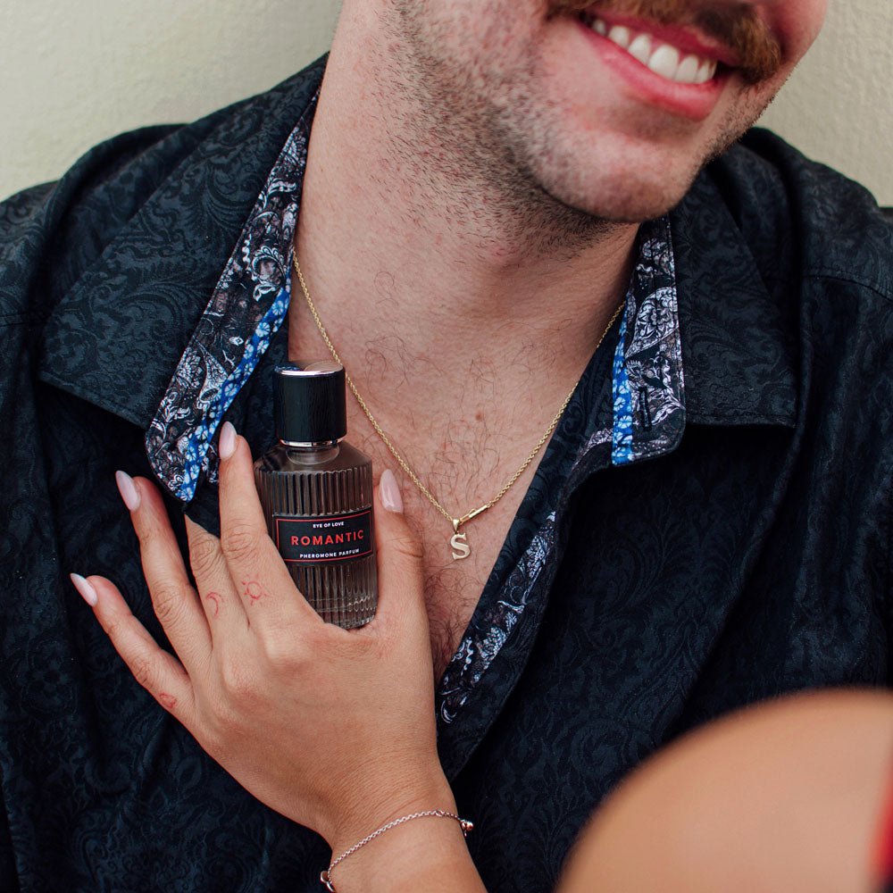Buy Eye Of Love Romantic Pheromone Cologne - 50 ml - Sandalwood Scented Pheromone Cologne for Men to attract Women - 50 ml Spray – Naughtyhut NZ sex toys online. Discreet delivery & top brands.