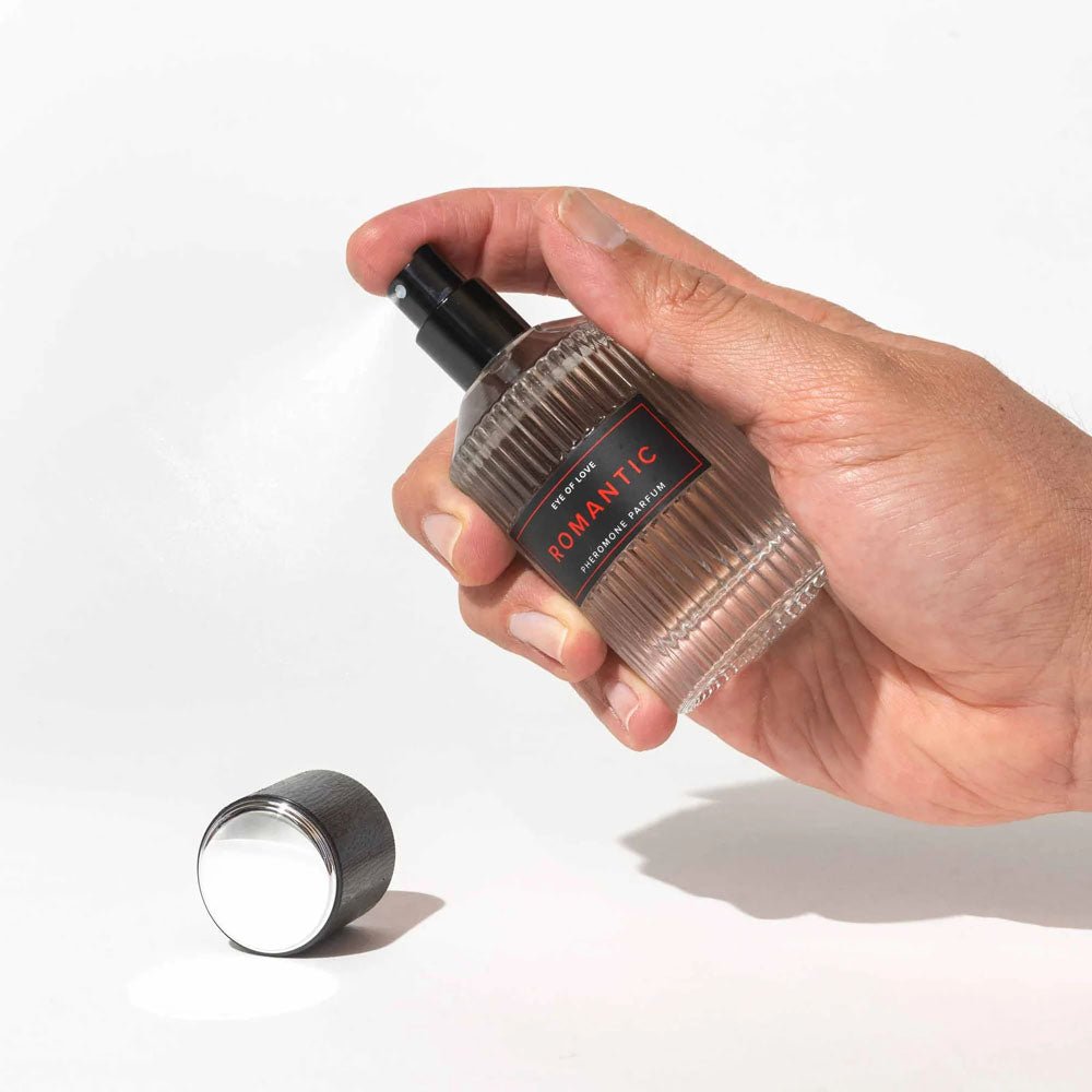 Buy Eye Of Love Romantic Pheromone Cologne - 50 ml - Sandalwood Scented Pheromone Cologne for Men to attract Women - 50 ml Spray – Naughtyhut NZ sex toys online. Discreet delivery & top brands.