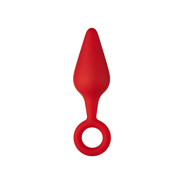 F - 10: SILICONE PLUG W/ PULL RING – Sex toys NZ by Naughtyhut. Discreet delivery nationwide.