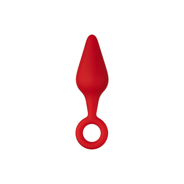 F - 10: SILICONE PLUG W/ PULL RING – Sex toys NZ by Naughtyhut. Discreet delivery nationwide.
