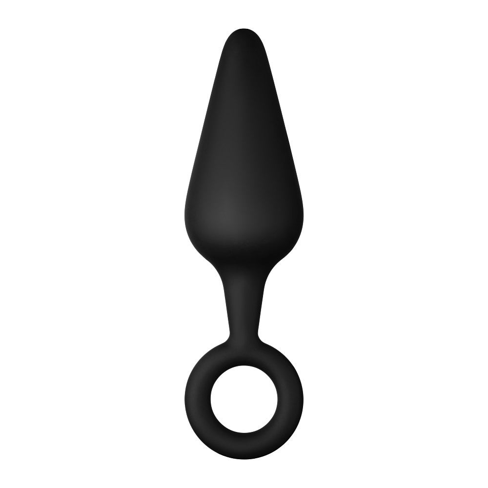 F - 10: SILICONE PLUG W/ PULL RING – Sex toys NZ by Naughtyhut. Discreet delivery nationwide.