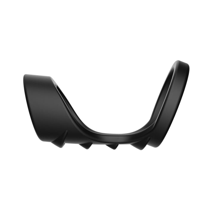 F - 45: Textured Bridge Cocksling - Black – Sex toys NZ by Naughtyhut. Discreet delivery nationwide.
