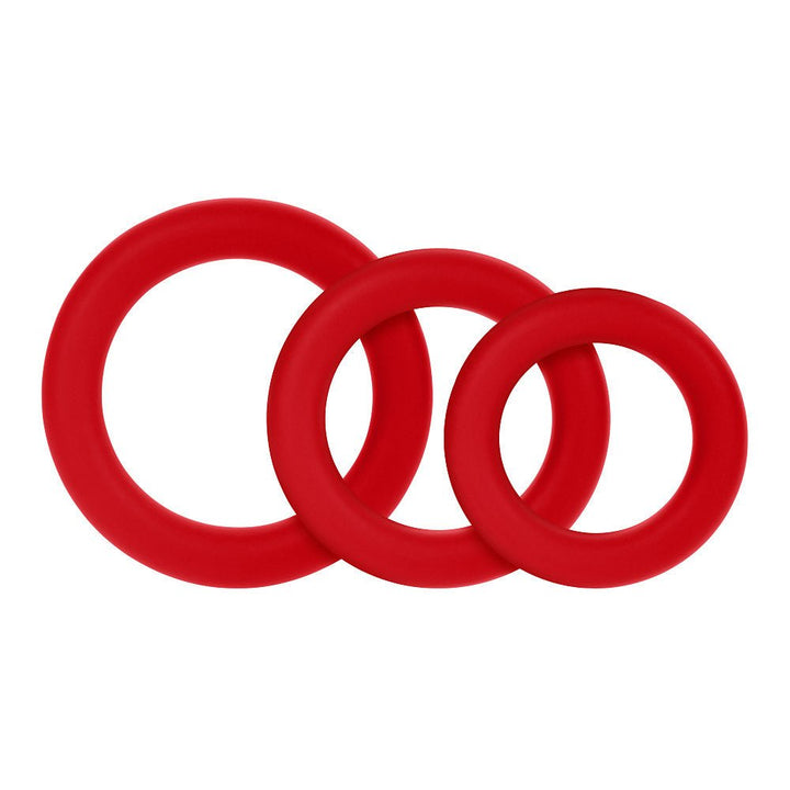 F - 61: 3 PIECE C - RING SET 100% SILICONE (1.2'', 1.8", 1.57") – Sex toys NZ by Naughtyhut. Discreet delivery nationwide.