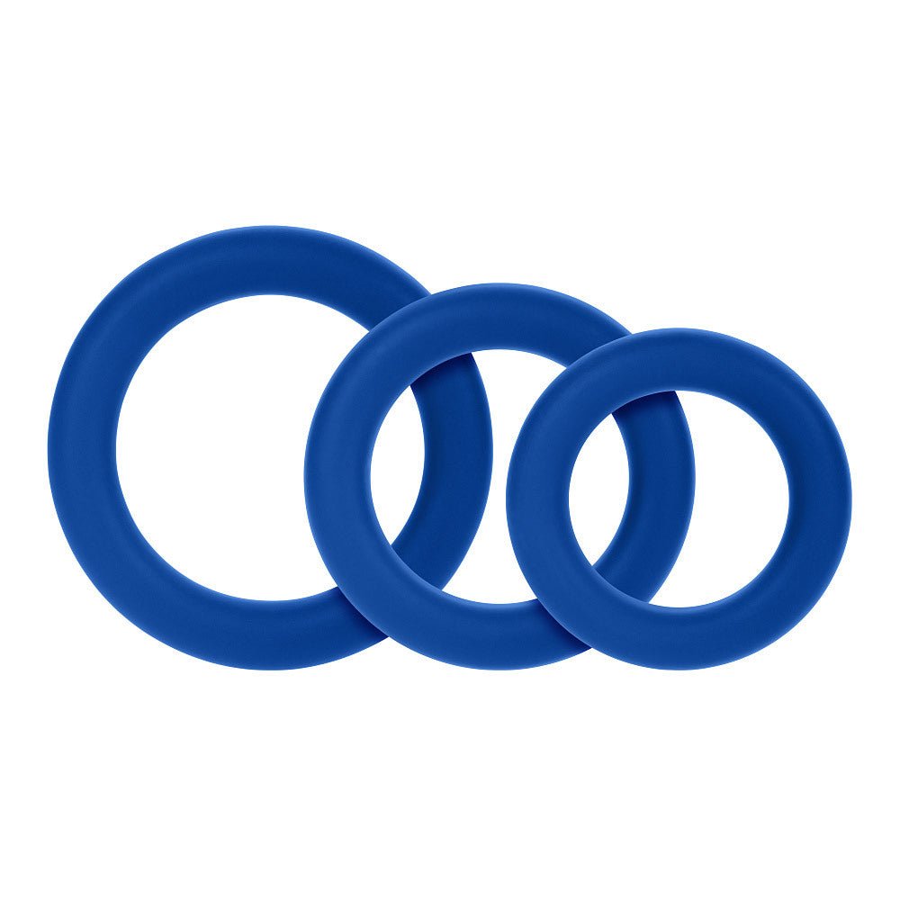 F - 61: 3 PIECE C - RING SET 100% SILICONE (1.2'', 1.8", 1.57") – Sex toys NZ by Naughtyhut. Discreet delivery nationwide.